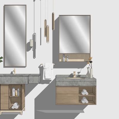 Modern sink free