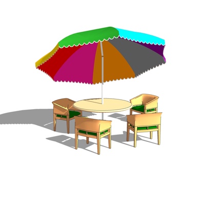 Modern outdoor leisure tables and chairs for free