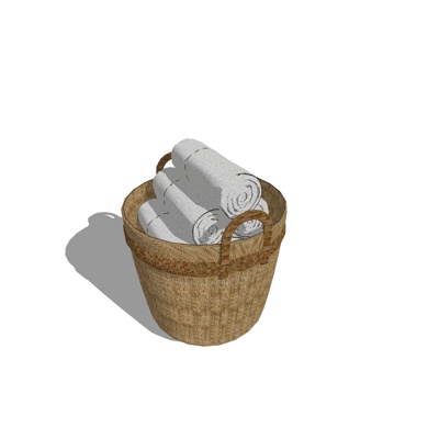 Modern towel basket free