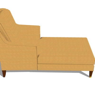 Modern Fabric Single Sofa Free