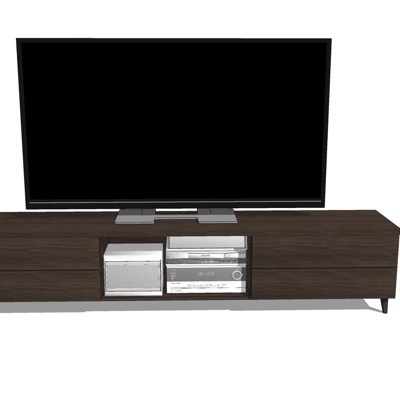 modern solid wood TV cabinet free