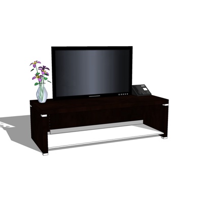 modern solid wood TV cabinet free