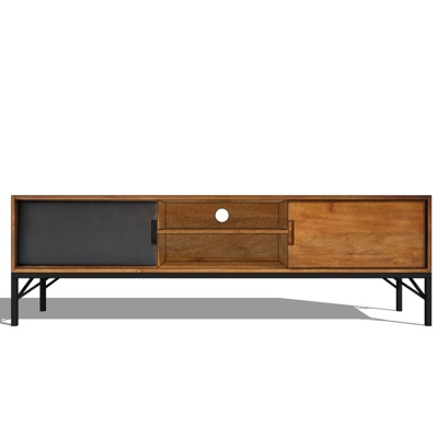 modern solid wood TV cabinet free