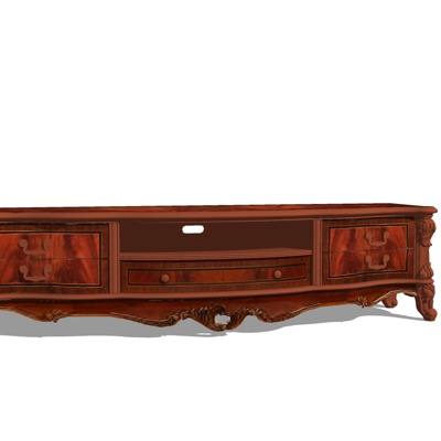 European-style mahogany TV cabinet for free