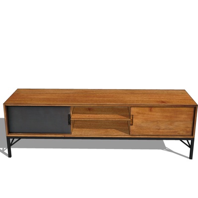 modern solid wood TV cabinet free