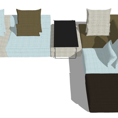 Modern fabric corner multiplayer sofa free