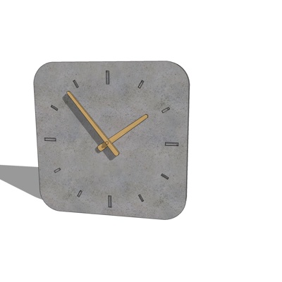 Modern Square Clock Free