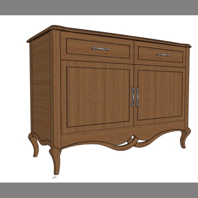 Jane European solid wood side cabinet free