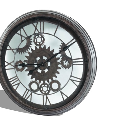 Industrial Wind Gear Clock Free