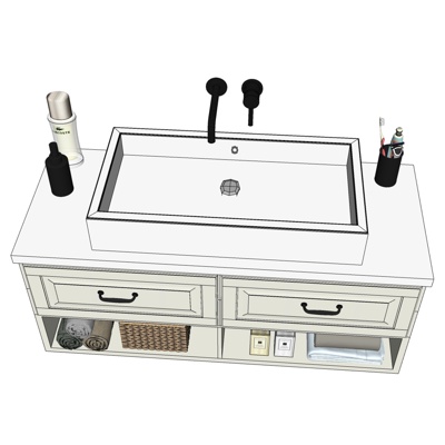 Modern bathroom basin free