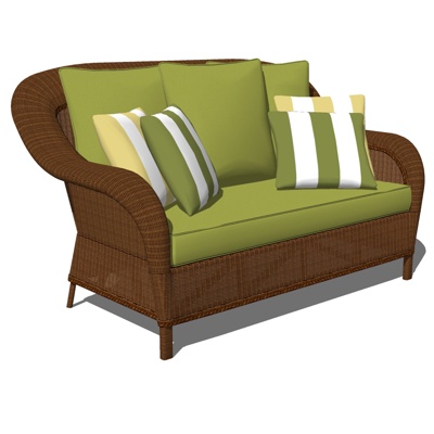 Modern Rattan Leisure Sofa Free