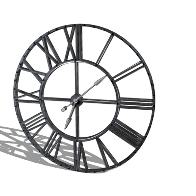 Industrial Wind Clock Free