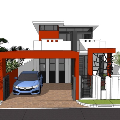 Modern single-family villa free of charge