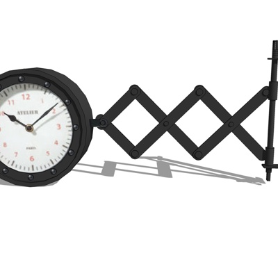 Industrial Wind Clock Free