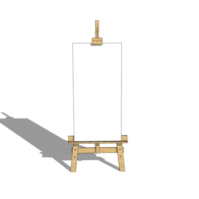 Modern solid wood easel free