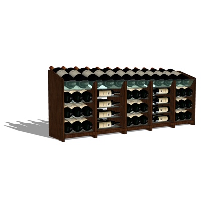 Modern wine rack free