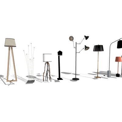 Modern floor lamp combo free