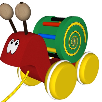 Modern Kids Snail Car Toy Free