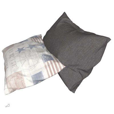 Modern fabric pillow free