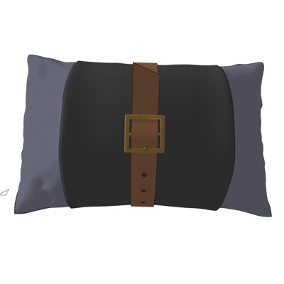 Modern fabric pillow free