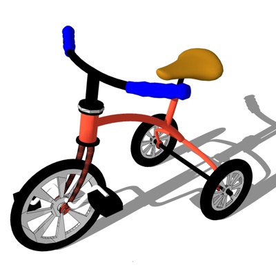 Modern children tricycle toy free