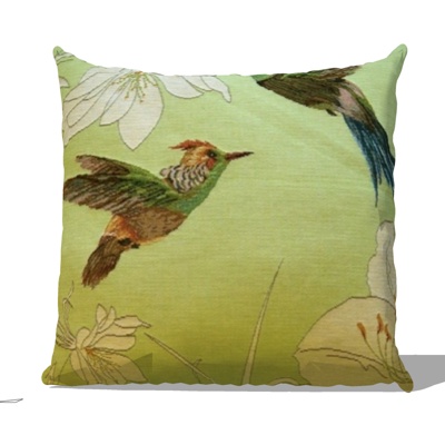 Modern Embroidered Pillow Free