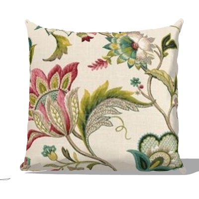 Modern Embroidered Pillow Free