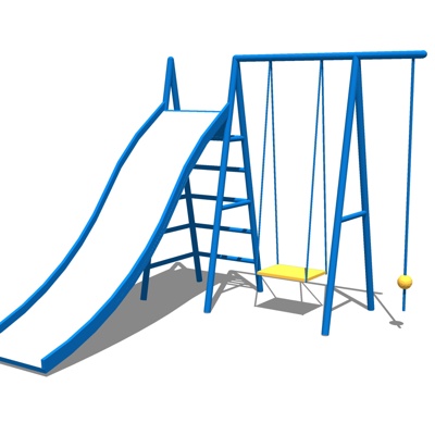 Modern children's slide free