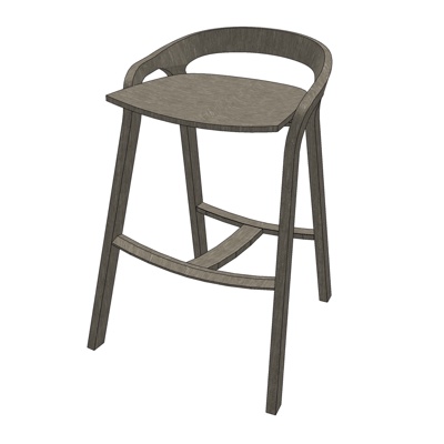 Nordic Log Bar Chair Free