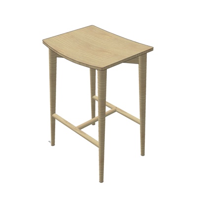 Nordic Log Stool Free