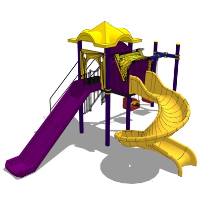 Modern children's slide free