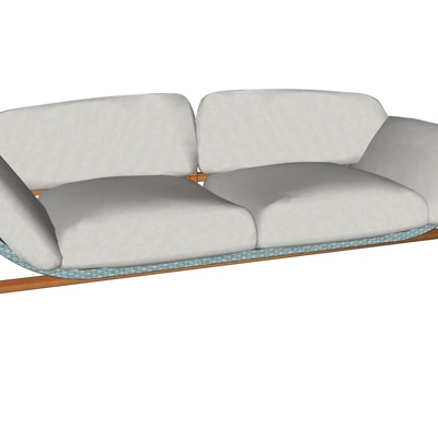 Nordic fabric double sofa free