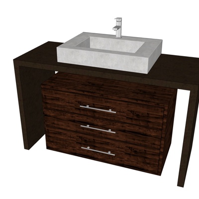 Modern sink free