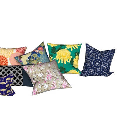 Modern fabric pillow free