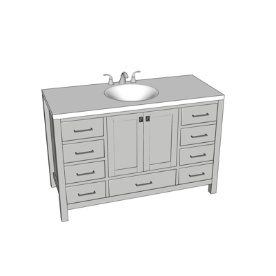 Free modern bathroom sink