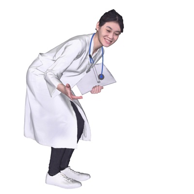 Modern female doctor for free