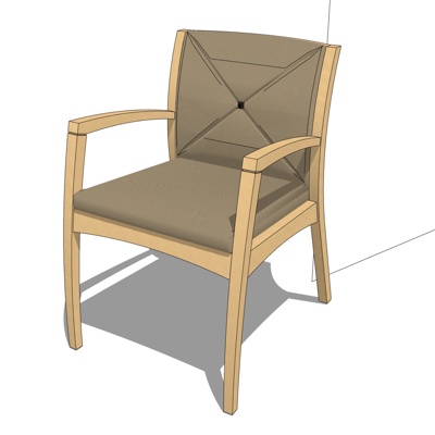 Modern solid wood Chair free