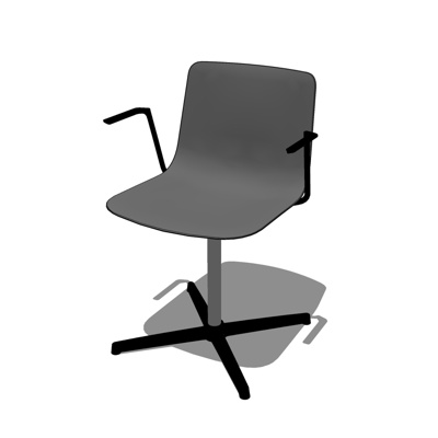 Modern metal Chair free