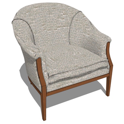 Simple European Fabric Chair Free