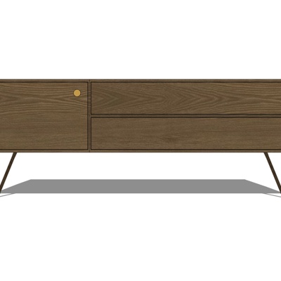 Nordic Log TV Cabinet Free