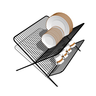 Modern metal dish rack free