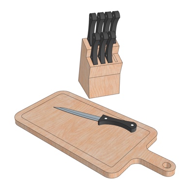 Modern Chopping Board Knives Free