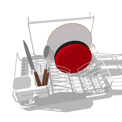 Modern metal dish rack free