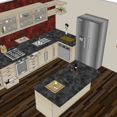 Modern kitchen cabinets free