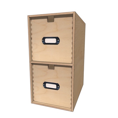 Modern Solid Wood Locker Free