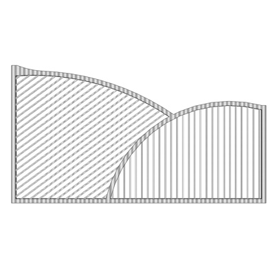 Modern wrought iron guardrail free