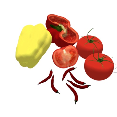 Modern Pepper Tomato Free