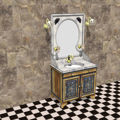 European-style bathroom sink for free