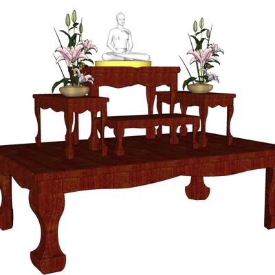 New Chinese solid wood end view table for free