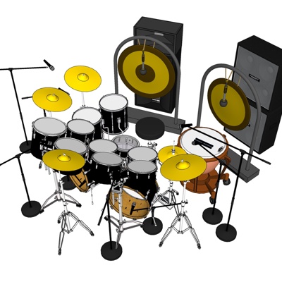 Modern drum set sound free